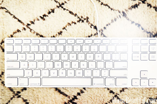 Rug Swatch Keyboard Blotter