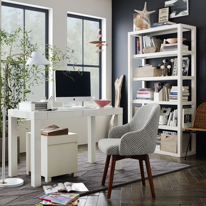 desk chair in living room