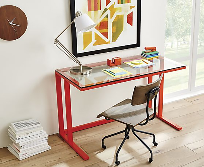 Scholar Desk Chair Red Office