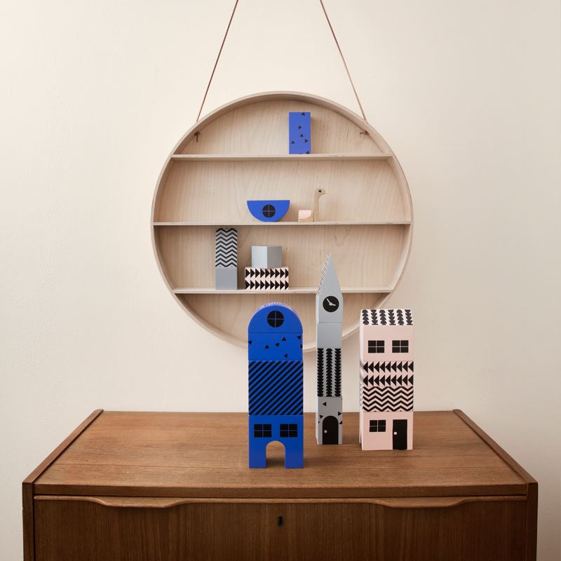 Shelving and blocks from Ferm Living