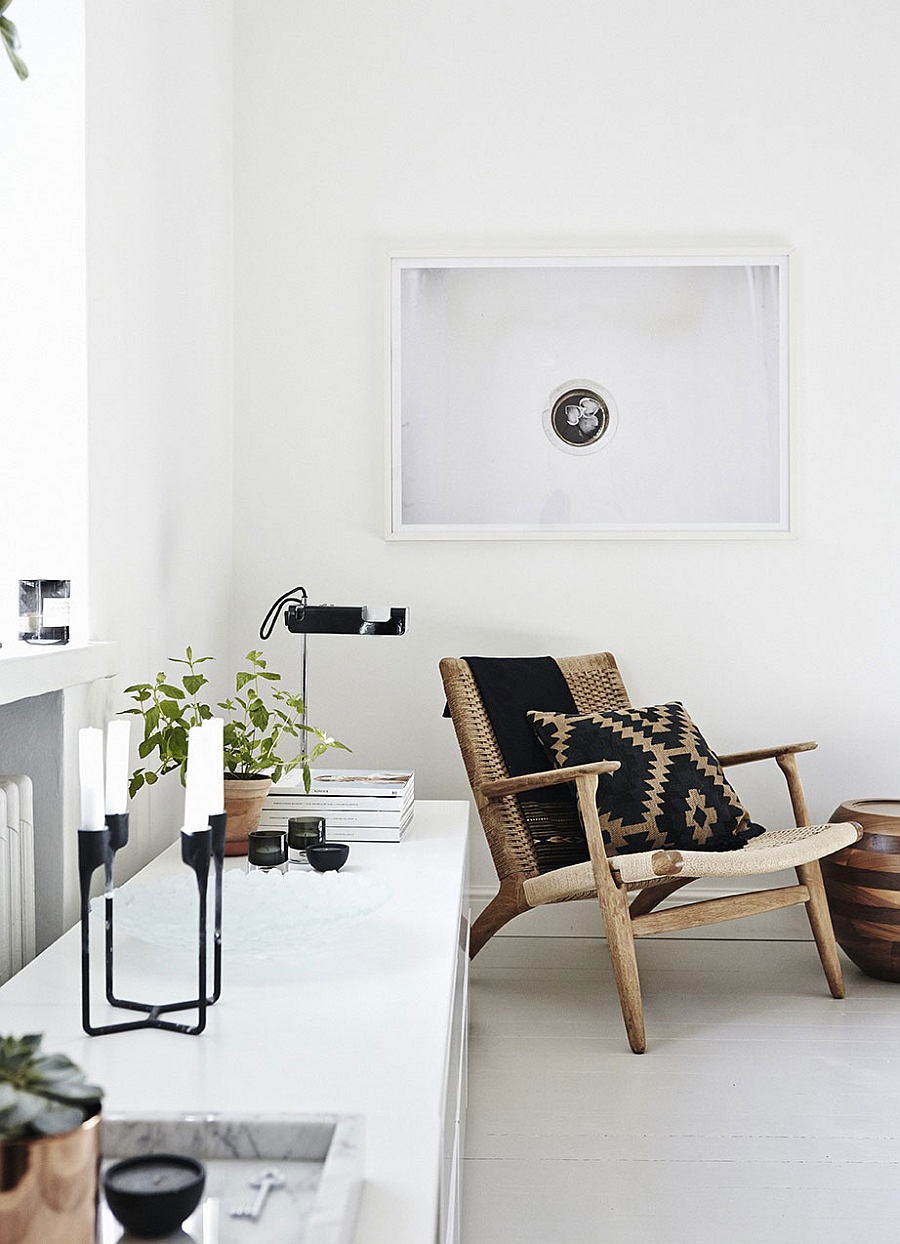 Sleek decor combine Scandinavian style with modern aesthetics