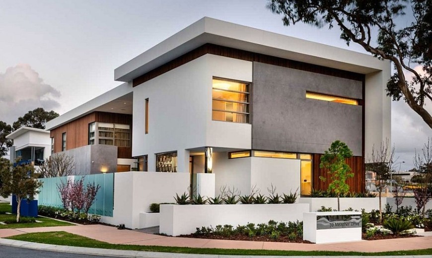 Luxurious Decor and Minimalist Overtones Shape Stylish Perth Home