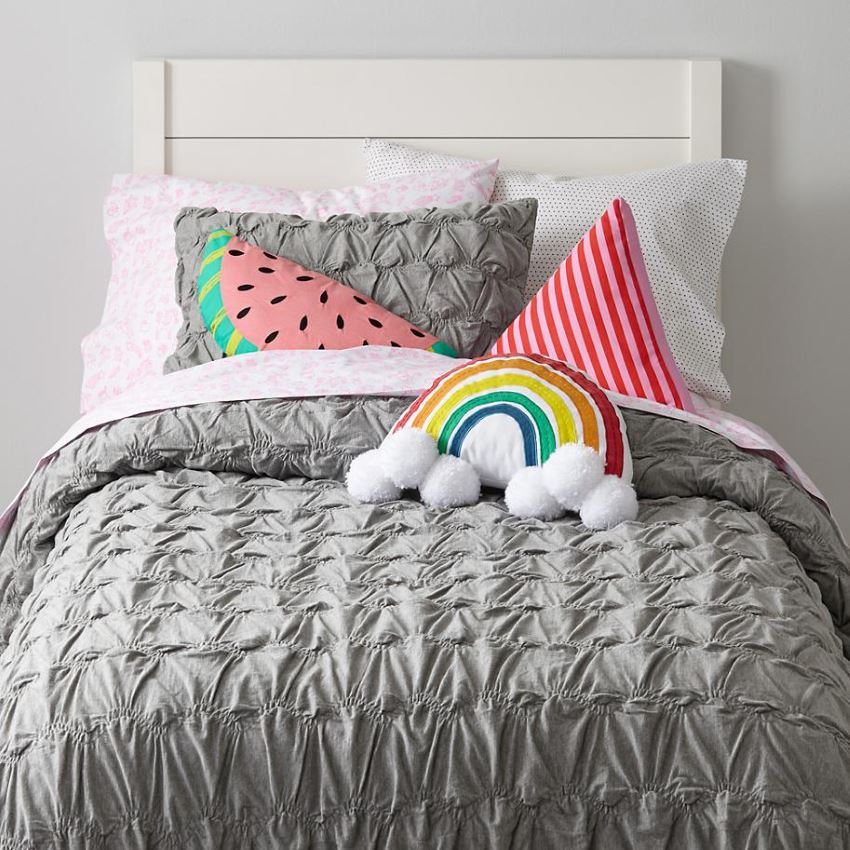 Statement pillows from The Land of Nod