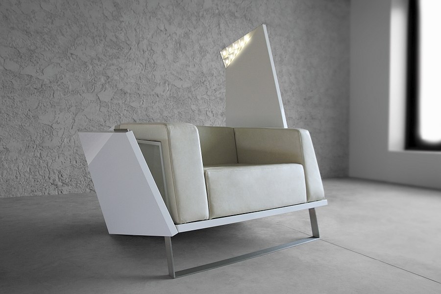 Stunning Boxetti sofa in chic white