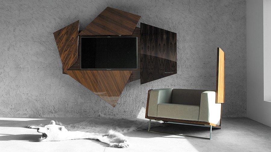 Stylish Boxetti wall TV stand steals the show in any room it adorns