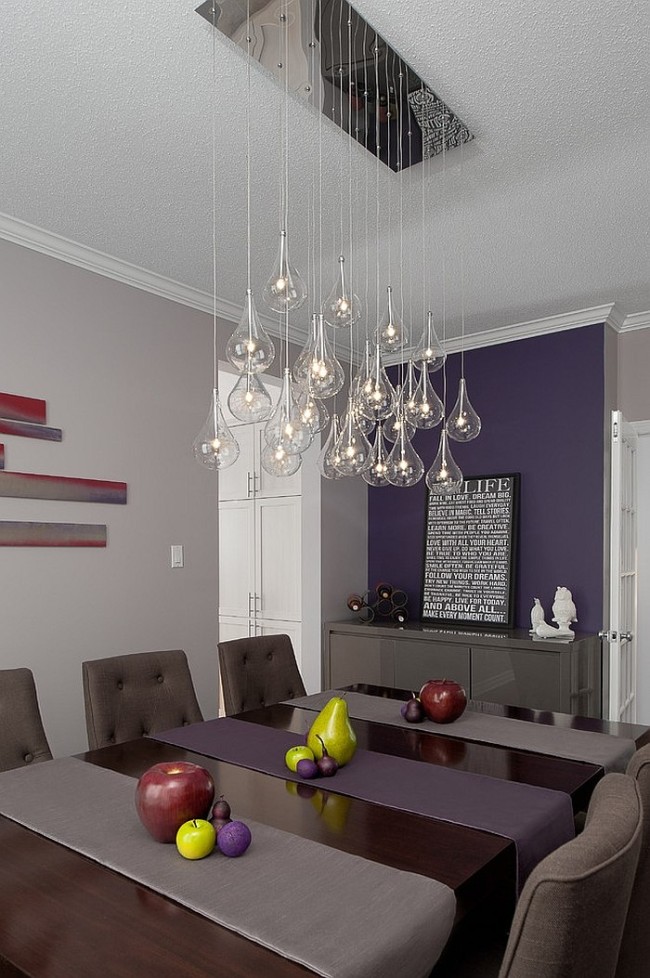 How to Fashion a Sumptuous Dining Room Using Majestic Purple Decoist