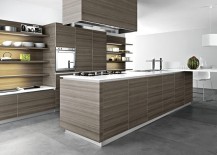 Teak-adds-warmth-and-beauty-to-the-classy-contemporary-kitchen-217x155