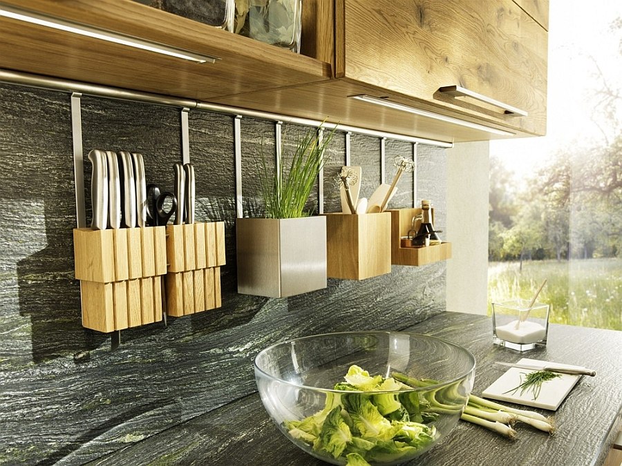 Versatile worktops, counters and prep zones of the lovely Loft Kitchen