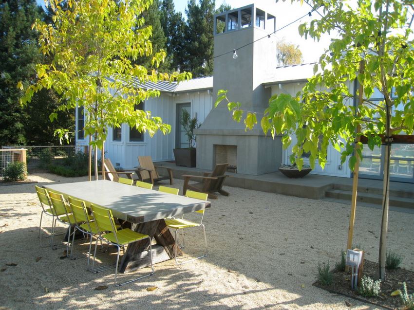 Welcoming outdoor dining area