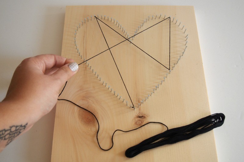 Diy Basic String Art / String art without using nails - YouTube