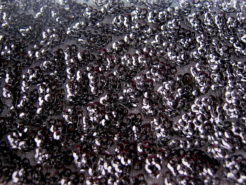 Black sequin fabric from My Barkat Villa