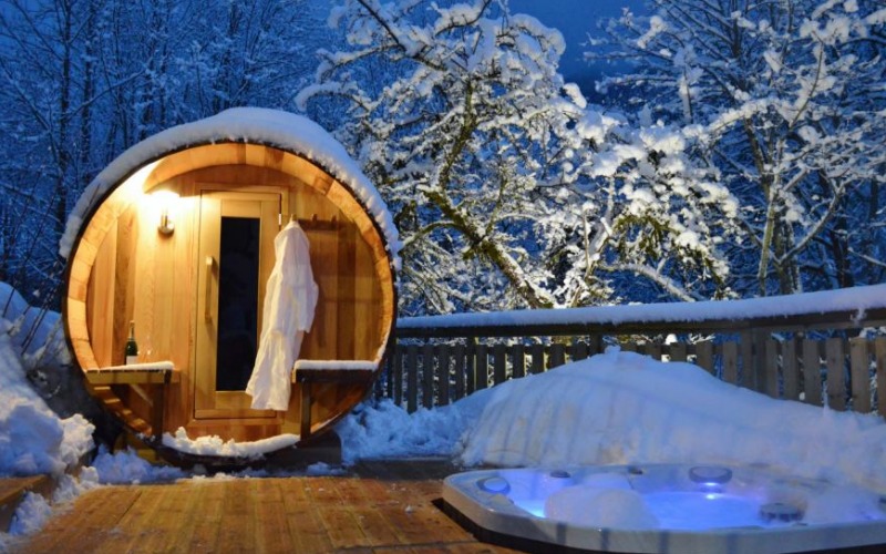 Hot Tub In Snow