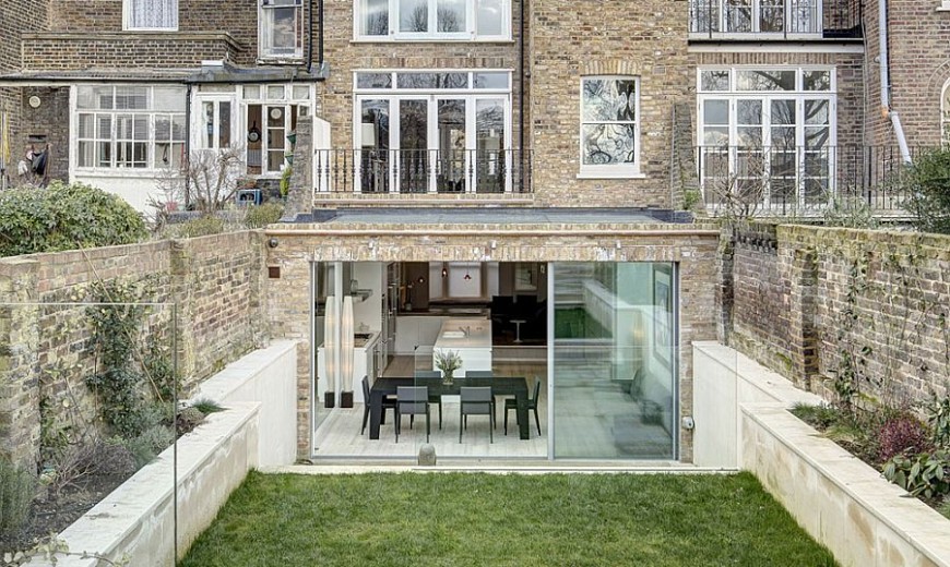 Victorian Townhouse in London Gets a Classy Contemporary Extension