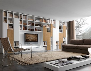 Modular Bookcase System Blends Chic Style with Design Flexibility