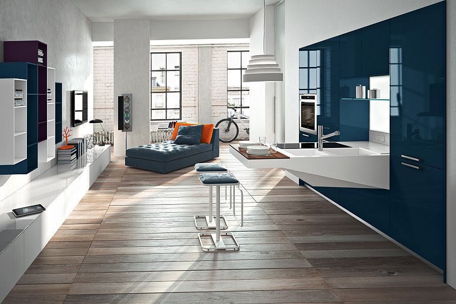 Combine the kitchen with the living area in a dynamic and stunning fashion with Board