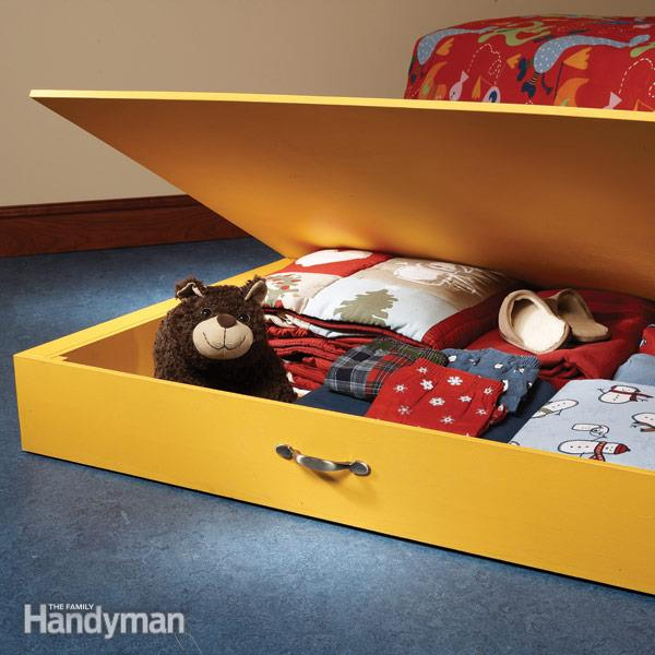 DIY Handman Underbed Toy Storage