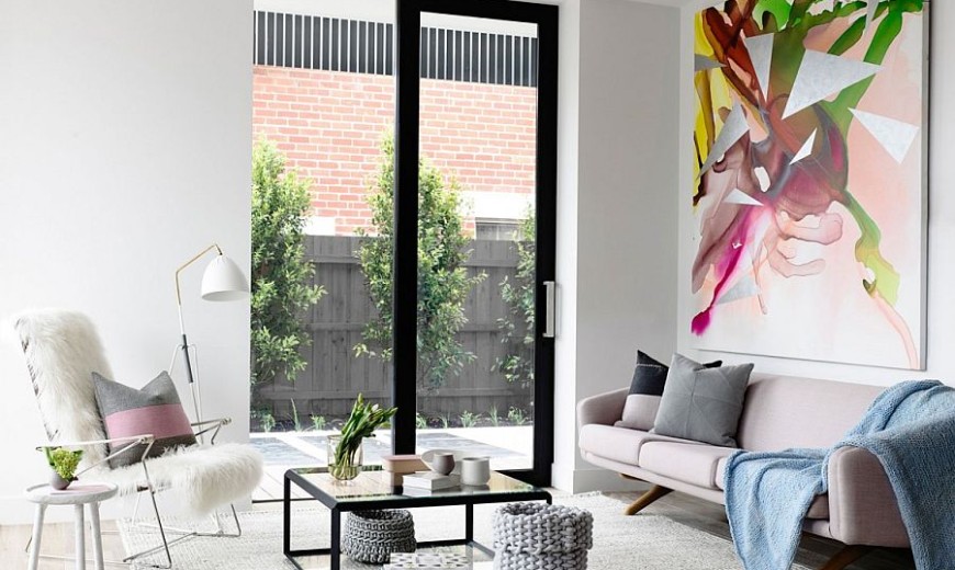 Chic Crisp Street Apartment in Melbourne Exudes Cheerful Refinement