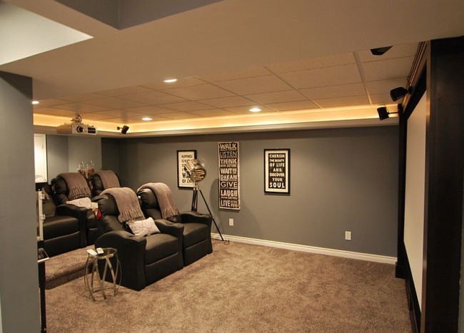 10 Awesome Basement Home Theater Ideas