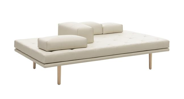 Fusion Sofa in White Leather
