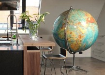 Giant-globe-in-the-kitchen-stands-out-as-an-ingenious-addition-217x155