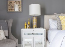 Gray-bedroom-with-simple-yellow-accents-217x155
