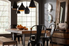 30 Ways to Create a Trendy, Dashing Industrial Dining Room