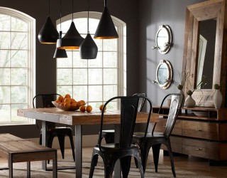 30 Ways to Create a Trendy, Dashing Industrial Dining Room