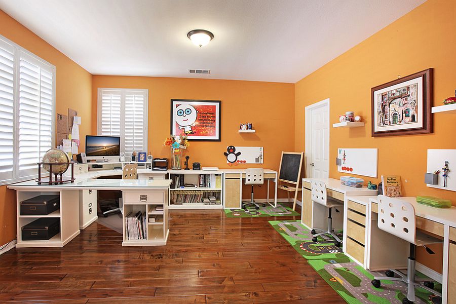 Home office and workspace for the entire family!