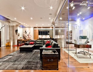 Old Warehouse in Montreal Transformed into a Dazzling Contemporary Loft