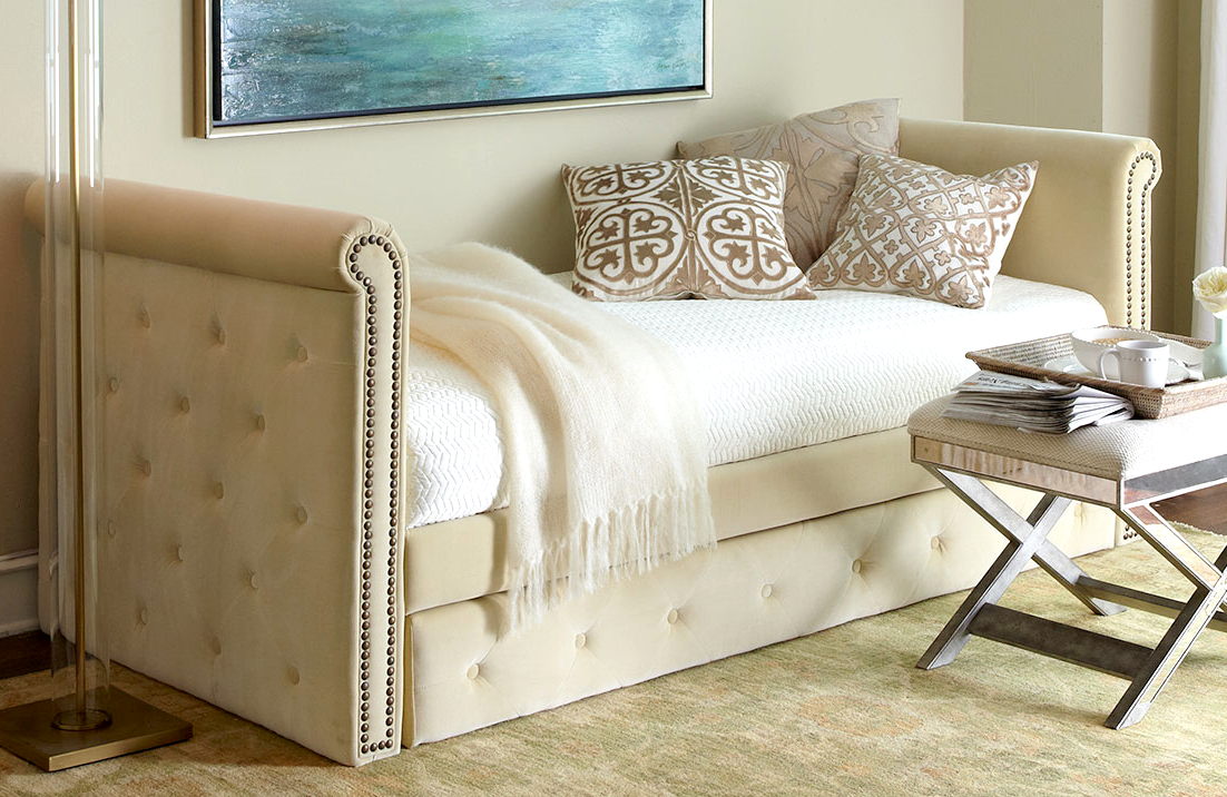 Horchow Tufted Daybed
