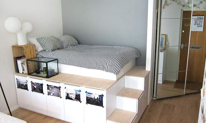 Ikea hack deals platform bed