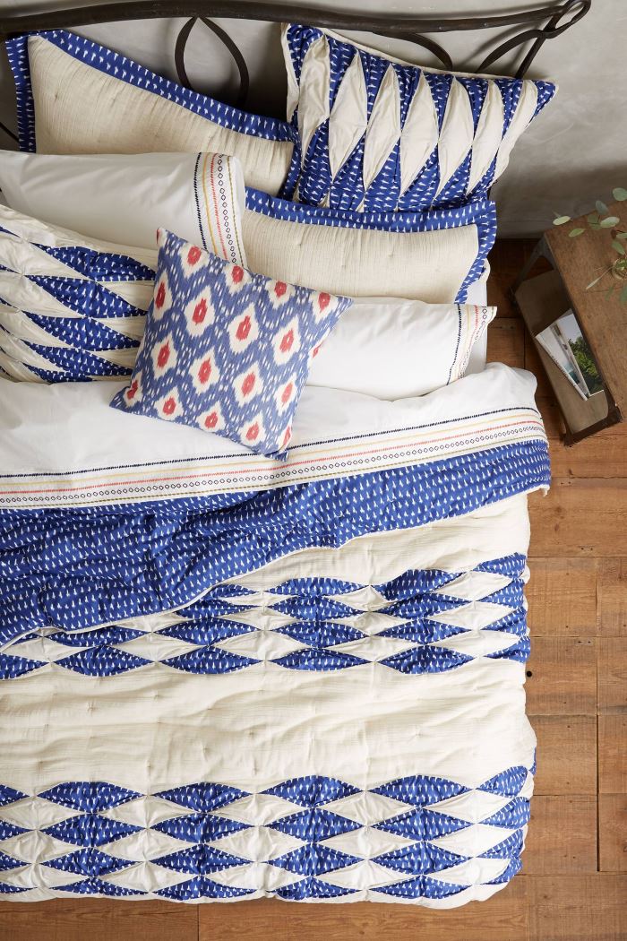 Ikat quilt from Anthropologie