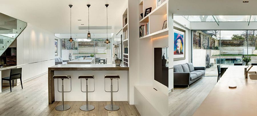 Interior of the renovated Victorian home in London