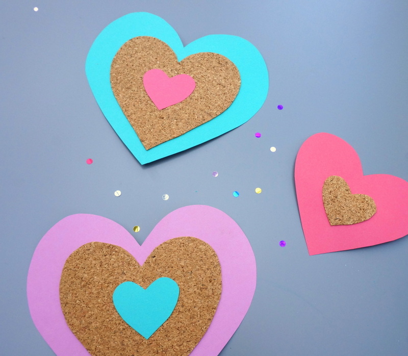 Layer your hearts to create valentines