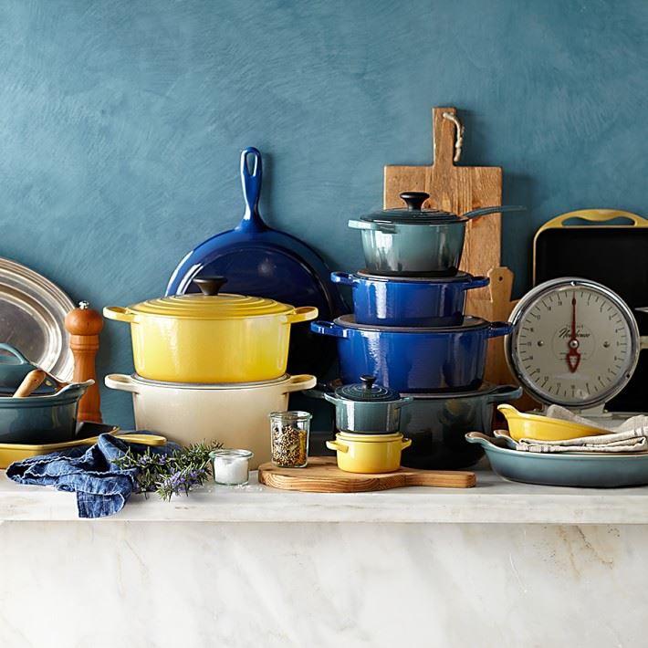 Le Creuset cookware from Williams-Sonoma