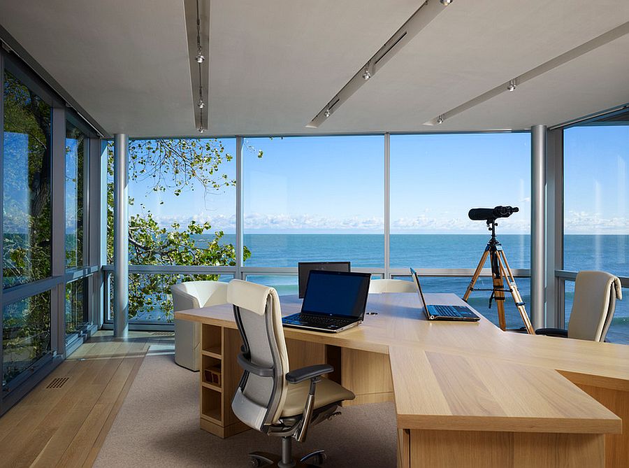 12 Remarkable Home Offices With An Ocean View