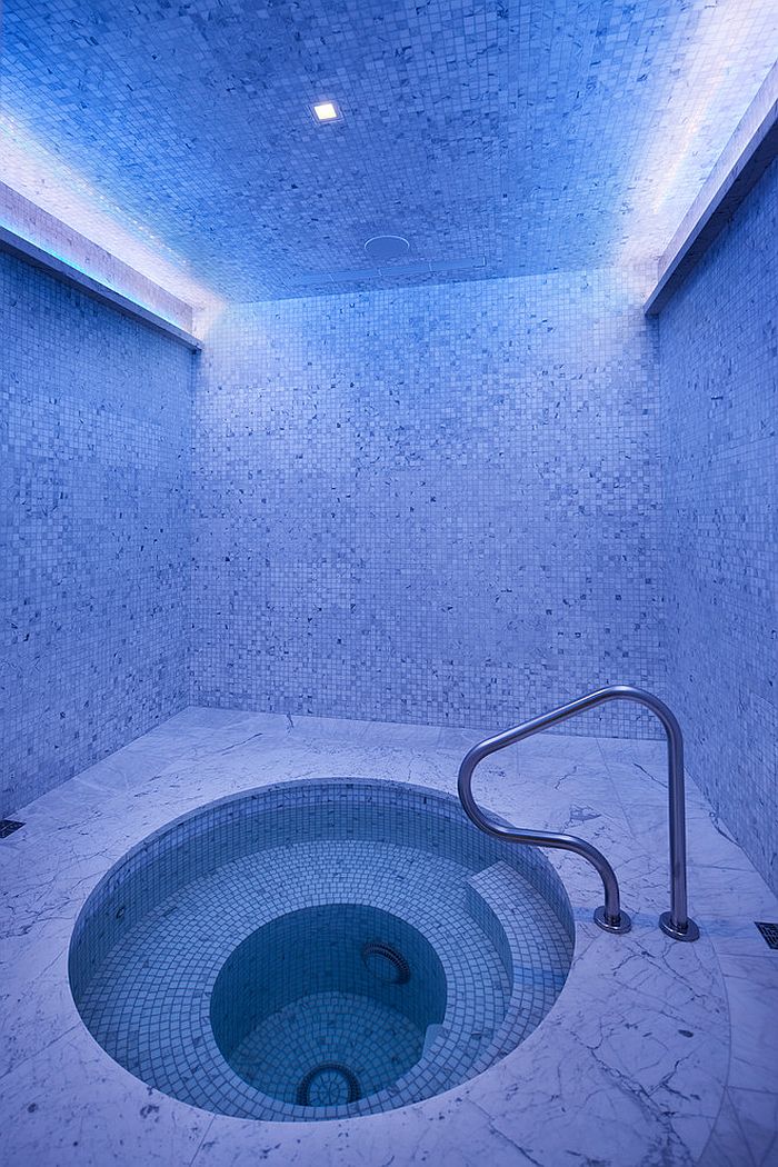 Pamper your sense with an indoor Jacuzzi