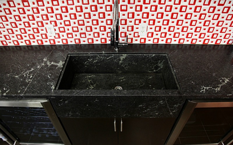 Shiny Granite Sink