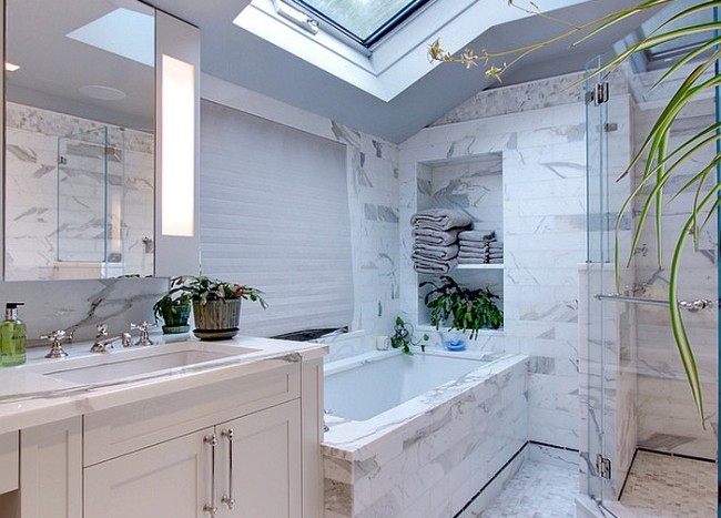 23 Gorgeous Bathrooms That Unleash The Radiance Of Skylights 8275