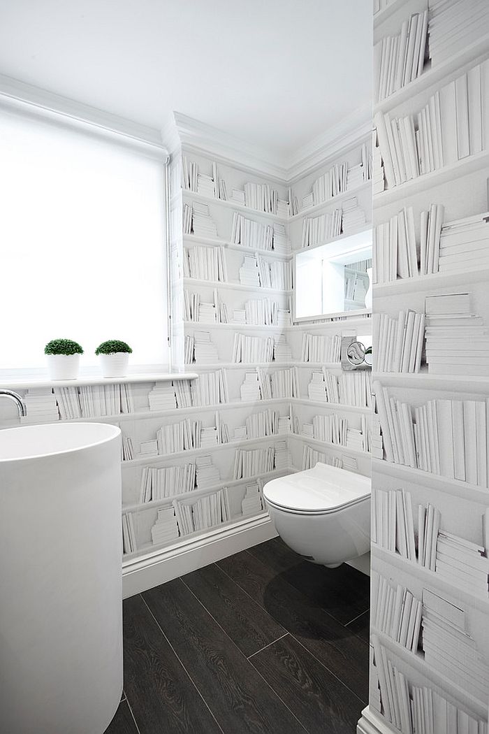 Turn to wallpaper to transform your powder room instantly!