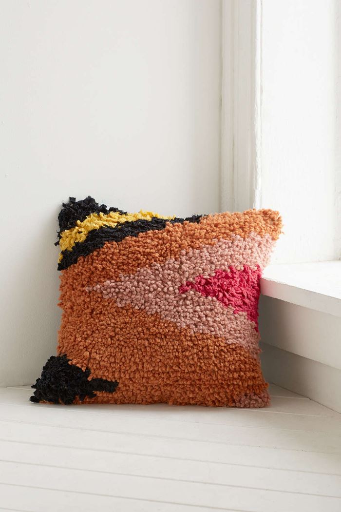 Vibrant wool pillow from Urban Outfitters