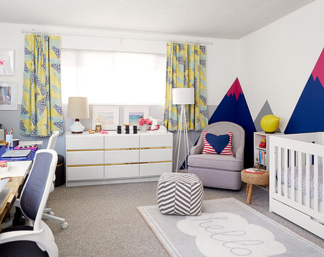 A nursery makeover by Emily Henderson