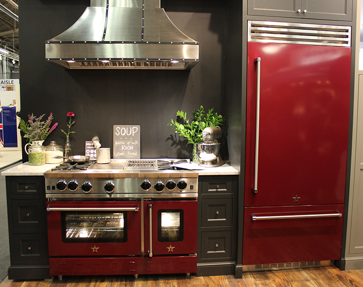 Architectural Digest Home Design Show 2015 Red Kitchen