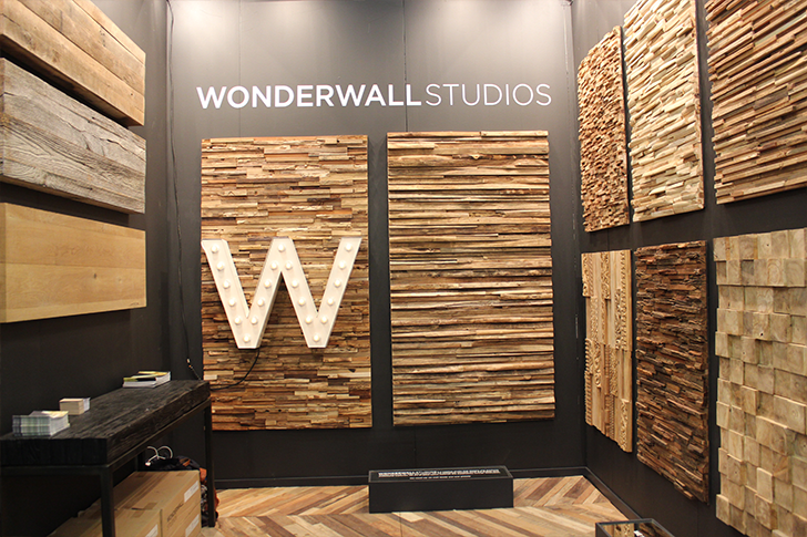 Architectural Digest Home Design Show 2015 Wonderwall Reclaimed Wood