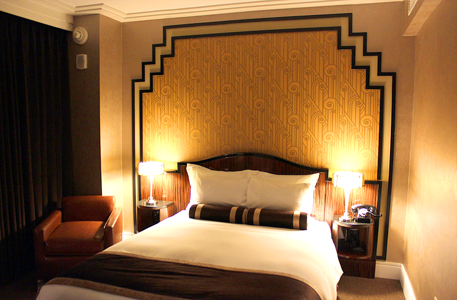 Art Deco Bedroom at NYC Hotel