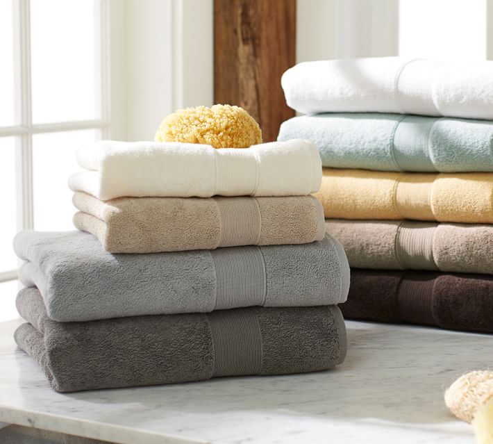 Bath towels from Pottery Barn