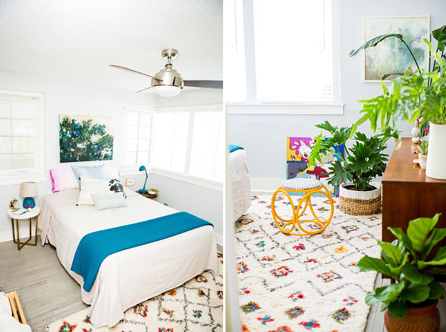 Bedroom makeover from Paper & Stitch