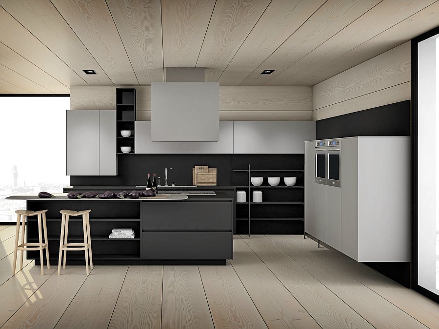 Black brings sophisticated beauty to the modern kitchen