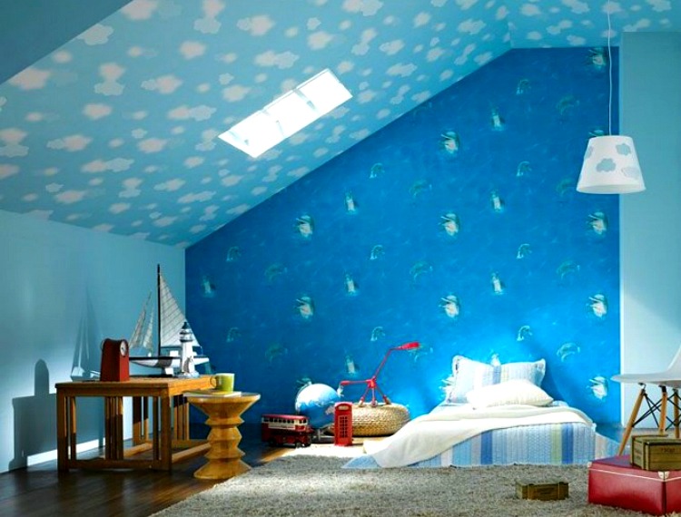 A fun kids room that feels like being on the great open seas