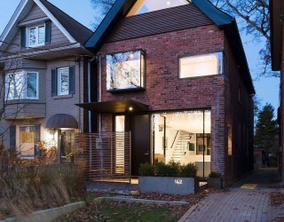 Early 1900s Toronto Home Charms with a Glassy Modern Renovation